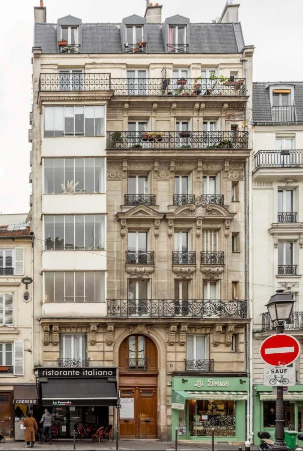 Abbesses - Superbe appartement avec cheminées París Exterior foto