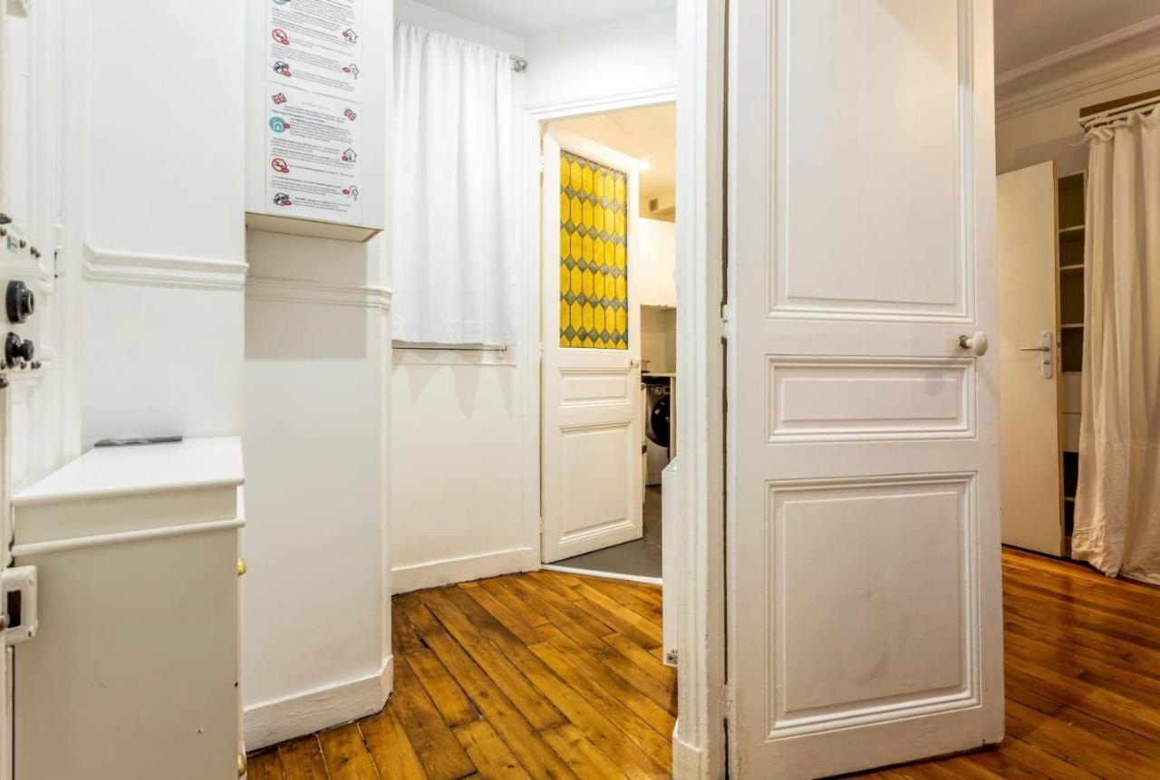 Abbesses - Superbe appartement avec cheminées París Exterior foto